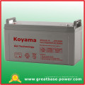 Energía eólica de calidad superior / batería de gel de almacenamiento de energía solar 120ah 12V